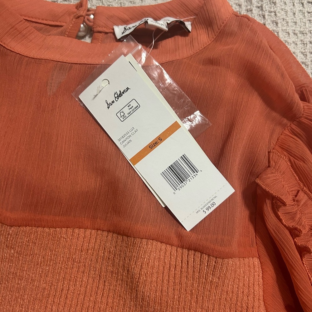 Sam Edelman Julian top size small NWT - Picture 7 of 8